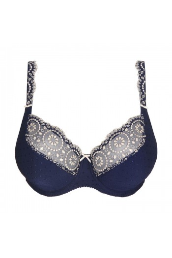  PrimaDonna 0163314-SAF Osino Balcony Bra Tulip Seam, Σουτιέν για μεγάλο στήθος, cup E, F, ΜΠΛΕ